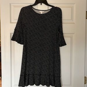 Dress black and white dots . Size S